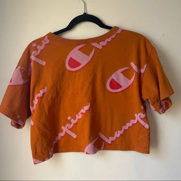 Champion rust‎ orange crop top  XS - Picture 7 of 8